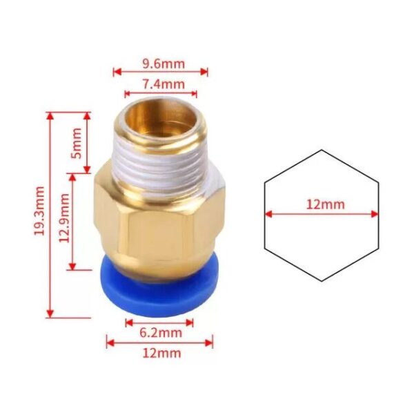 M10 Bowden Coupler - PC6-01